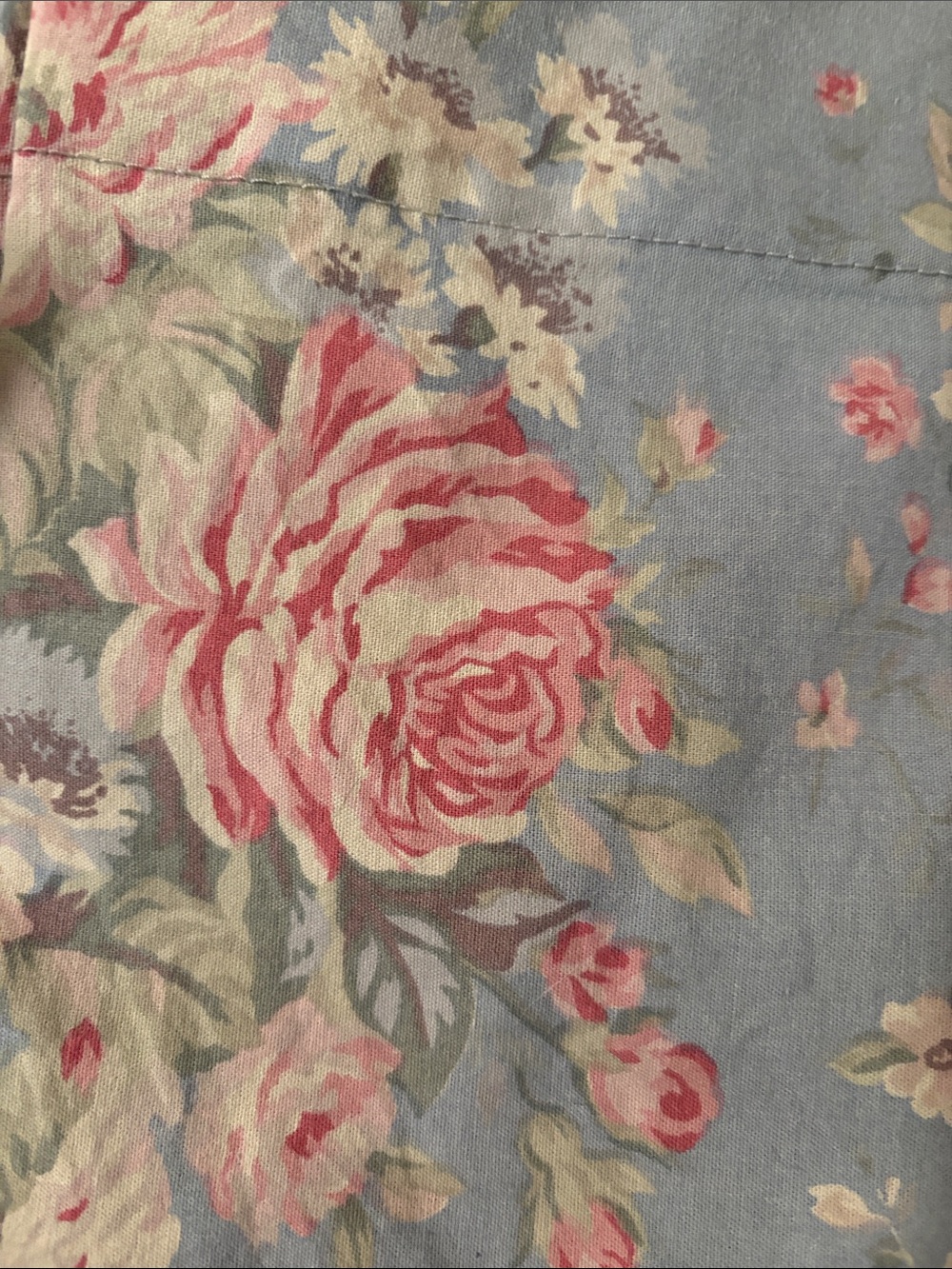 Vintage Floral Ralph Lauren King Pillow Cases 100% Cotton